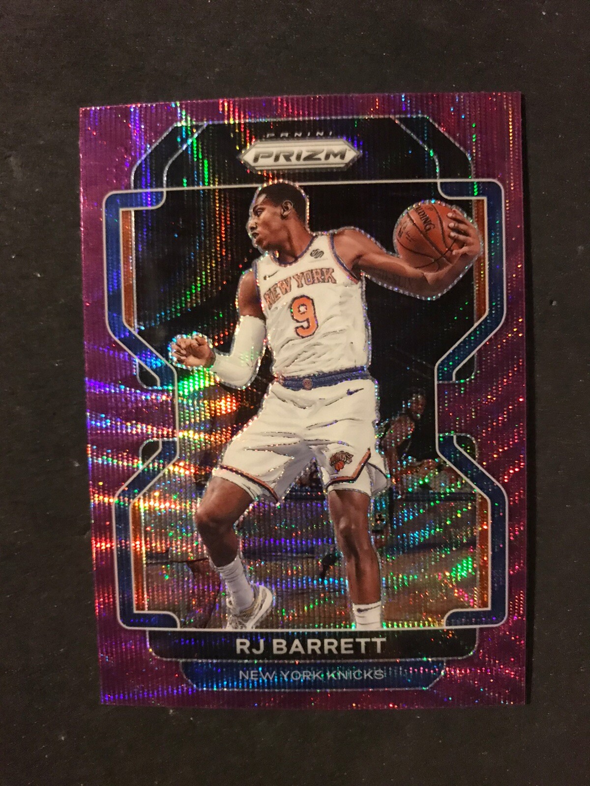 2021-22 Panini Prizm  RJ Barrett New York Knicks  #201 - Purple Wave