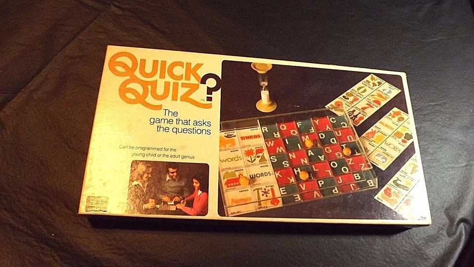 QUICK QUIZ?  BOARD GAME 1978 SELCHOW & RIGHTER CO. - COMPLETE - Image 2 of 4