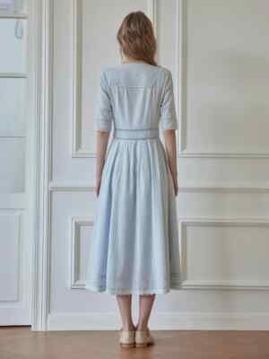pale blue casual dress Skyline Grace Horizon Blue Maxi Dress main image 0