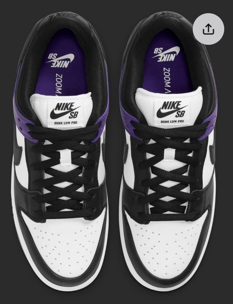 Nike SB Dunk low Court purple sz 14 tried on condition!!! The new @hayleykwilson @nikesb dunk low is finally here  main image 2
