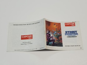 Street Fighter 2010 Authentic Original NES Nintendo Manual Only **