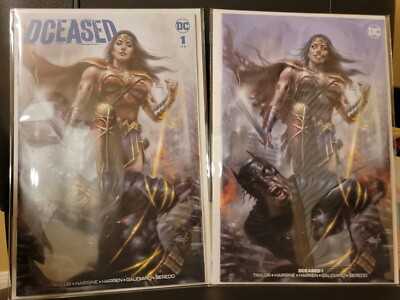 DCeased #1 Lucio Parrillo Trade Minimal Variant SET LOT BUNDLE - Scorpion Comics