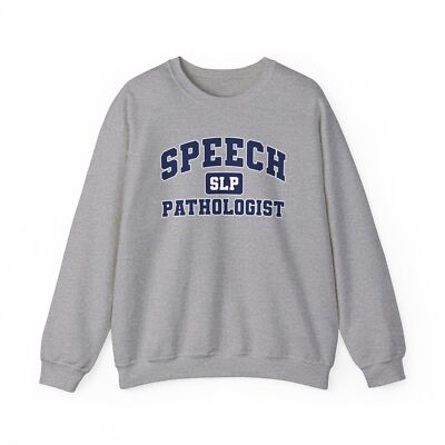 Speech Pathologist Pathology SLP Sweatshirt Gifts Crew Neck Pullover Shirt