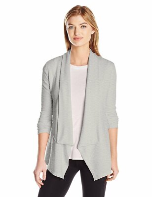 Calvin Klein Performance Women's Plus Size Drape Front Cardigan