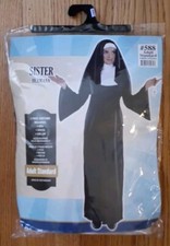 Halloween Costume ADULT Sister / Nun / Hermana SIZE Small Up To 8 NIP