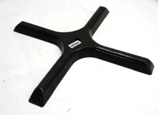 Lancaster Table&Seating 164TB2222 22" x 22" Cross Cast Iron Table Base Plate 4pk