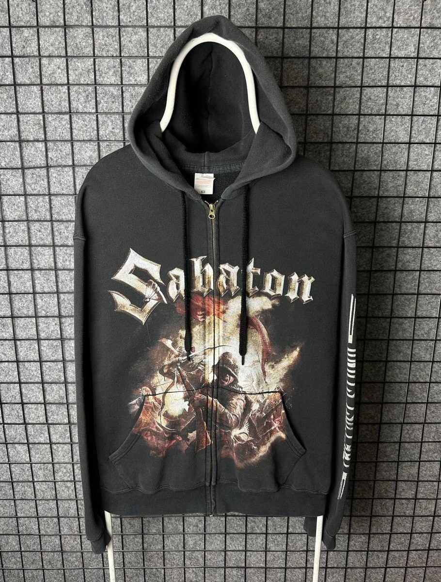 Mens Hoodies Sabaton Zip Hoodie Sabaton The Last Stand Zip Hoodie
