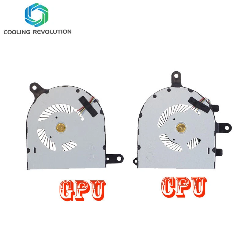 Laptop CPU GPU Cooling Fan For Lenovo V730 V730-13 K22 K22-80 - Image 2 of 2