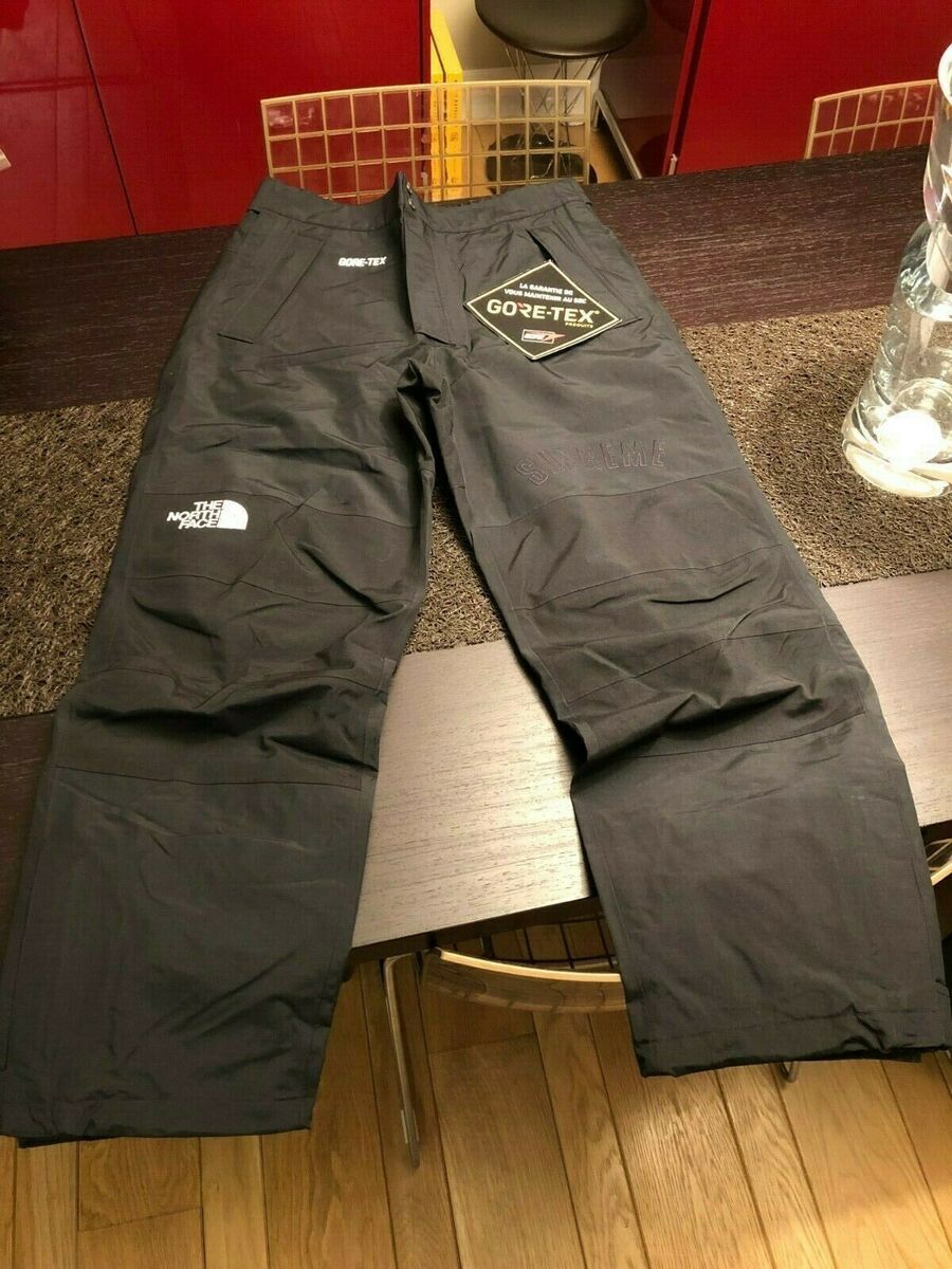 SS19 SUPREME X NORTH FACE TNF BLACK ARC LOGO SIZE MEDIUM MOUNTAIN PANTS