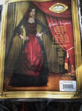 Gothic Vampira Full Costume In Character Adult Size M In Original Full Zip Bag