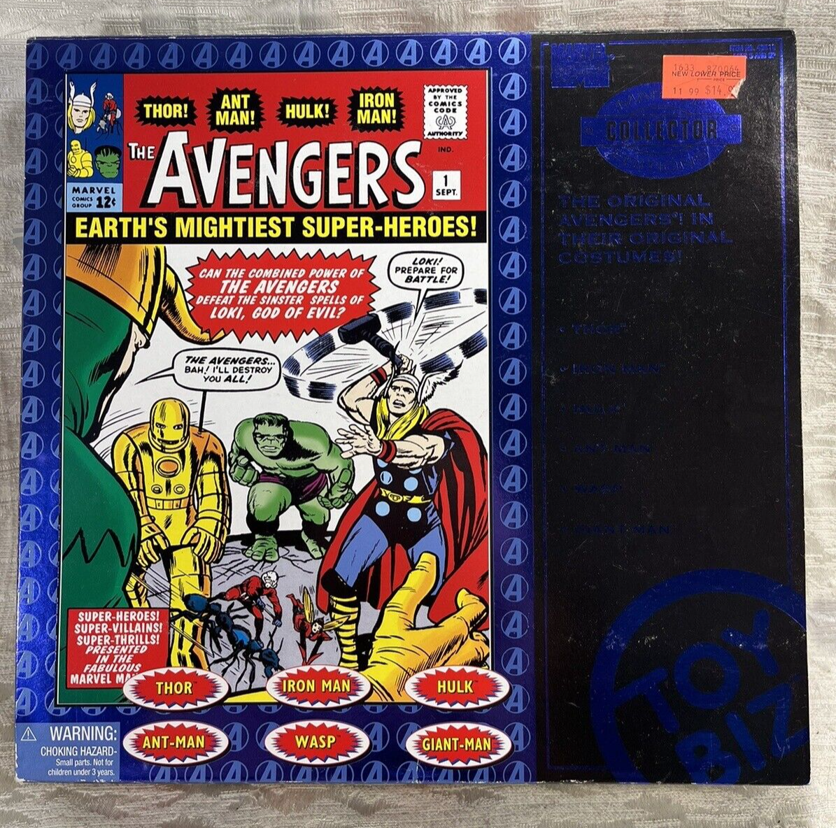 M825 ToyBiz 1999 Marvel Collector Editions Avengers Action Figures