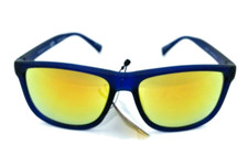 NEW Foster Grant Cali Blue 61879 RBLU VL Blue Yellow Lens Sunglasses