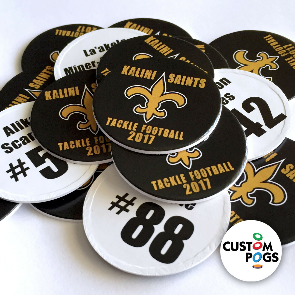 100 x Custom POGS! Make your own original pogs for playing, collecting