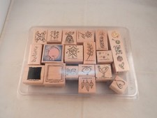 STAMPIN' UP "NEW" SET OF 18 STAMPS 2001  2003 - A GREETING FOR ALL SEASONS