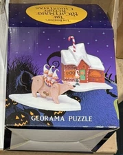 NIGHTMARE BEFORE CHRISTMAS Christmas Town JUN Planning Georama Puzzle N-081 NOS