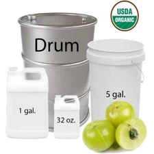 Amla oil for hair growth Virgin Organic USDA Certified Large 4oz Glass bottle 