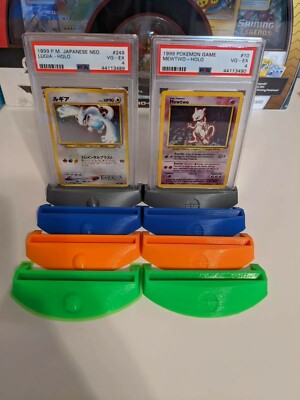 PSA Card Stands (Set Of 2) - Holds 3.5" X 2.5" Graded Cards - Pokémon & Sports