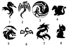 Dragon Vinyl Decal read description 