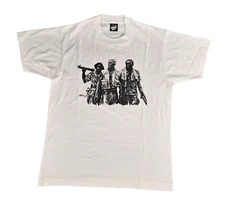 Vintage Screen Stars BEST Men's L Oklahoma Glory White T-Shirt Single Stitch USA