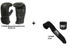 PHOENIX Boxsack Sandsack Leder Handschuhe Boxen MMA Training