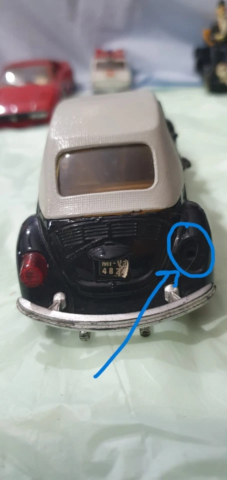 Polistyl Volkswagen Cabriolet maggiolino scala 1:25 - Immagine 4 di 4