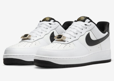 Nike Air Force 1 '07 LV8 EMB Low World Champ White Black DR9866