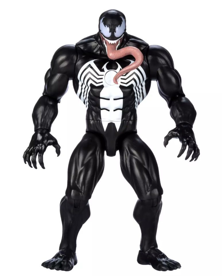 Disney Parks Marvel Venom Power Icons Talking Action Figure New