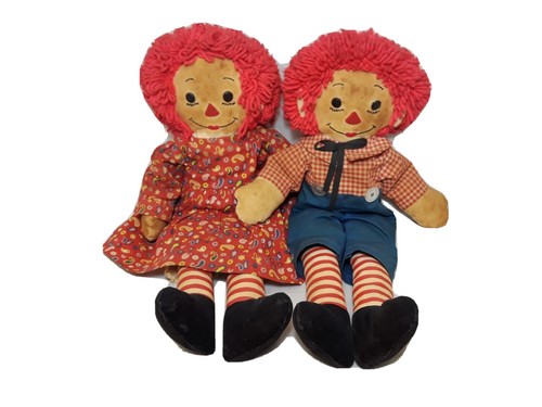 Raggedy Ann and Andy Doll  20" Tall