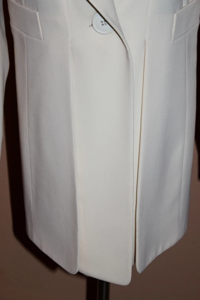 $3.000 S M L 42 GIANFRANCO FERRE VINTAGE CHAQUETA LANA VIRGEN ABRIGO BLAZER Italiano Foto 4 de 4