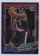 2023 Panini Donruss Optic Rated Rookie Purple Shock Prizm Rayan Rupert #248 1md7