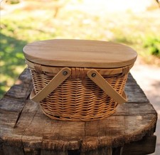 Insulated Wicker Picnic Basket