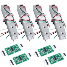 4sets Load Cell Load Cells kit Weight Sensor HX711 A/D Amplifier Module Weig...
