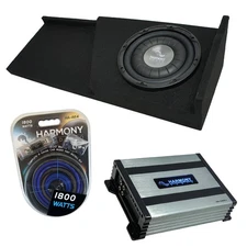 07-13 GMC Sierra Extended Cab Truck Harmony F124 Single 12 Sub Box & HA-A400.1