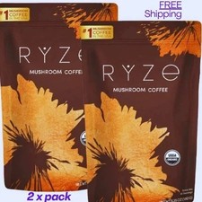 Organic Mushroom Coffee - Coffee for Better Energy - 30 Servings Pack of 2 
