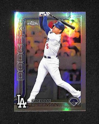2025 Topps Chrome - Freddie Freeman Chrome Refractor #23 Los Angeles Dodgers
