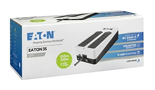 3S 550B UPS - Off Line Uninterruptible Power Supply - 3S550B - 550VA (6 BS - Image 3 of 4