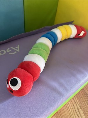 Slither.io Plush Worm Snake Bendable Poseable Rainbow Slitherio Stuffed 24'' inch
