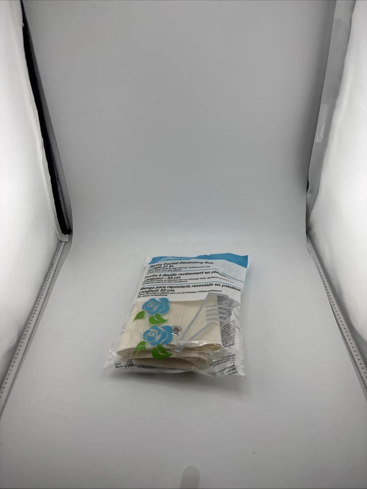 Ateco 21 英寸白色装饰袋塑料涂层帆布可重复使用密封新品 — 第 2/4 张图片