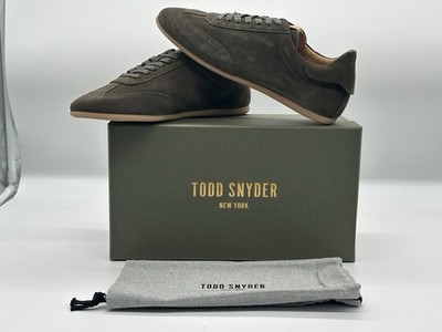 Todd Snyder Sneaker SNK 009   Mossy Brown   Größe 9