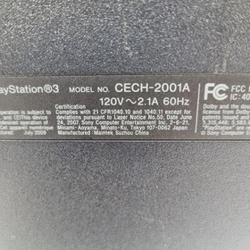 Sony PlayStation 3 Slim PS3 120GB Black Console Gaming System CECH-2001A