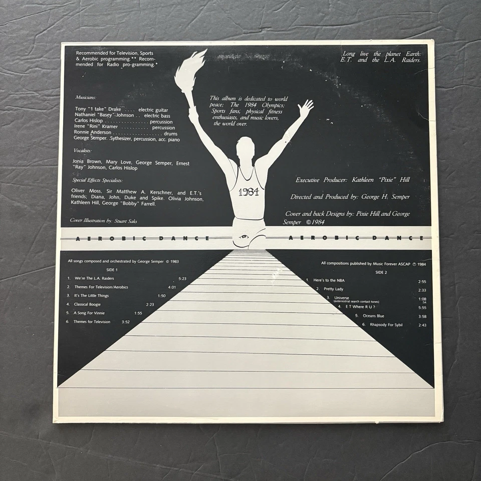 George Semper Themes Sports TV Aerobics NM Insert Library Soul Funk Raiders Beat - Image 2 of 4