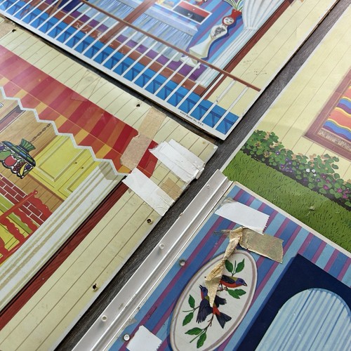 VTG Lot 1972 Mattel Barbie Surprise House / Lively Livin Replacement Panels 4282 - Picture 7 of 22