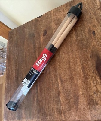 Stagg SBRU10-WN Nylon Holzgriff Trommelbürsten, Neu! Top