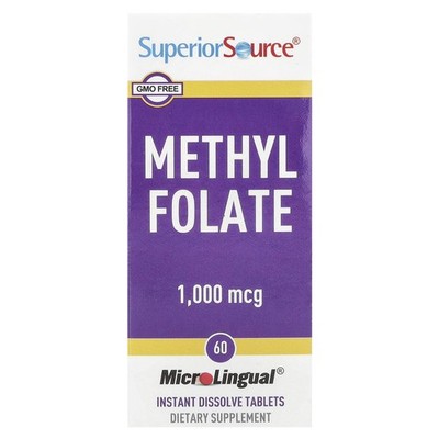 Methyl Folate, 1,000 mcg, 60 Instant Dissolve Tablets