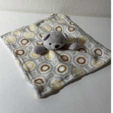 Cribmates Blankie Pal Gray Teddy Bear Lovey Plush 2022 Security Blanket 12"x11"