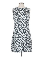 Ann Taylor LOFT Women White Casual Dress 4