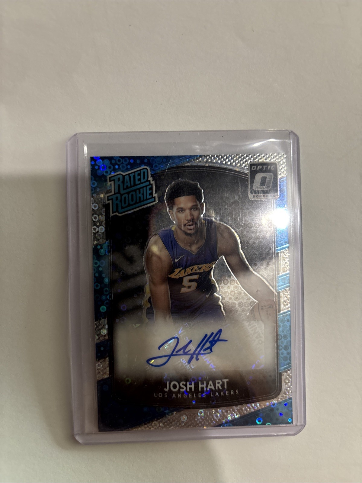 2017-18 Panini Donruss Optic - Rated Rookie Josh Hart #171 auto disco