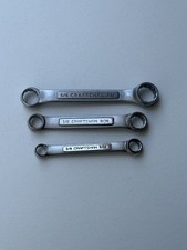 Vintage Craftsman Short Box End Wrench Set 38x716 12x916 58x34 Usa Vintage Craftsman Short Box End Wrench Set 38x716 12x916 58x34 Usa