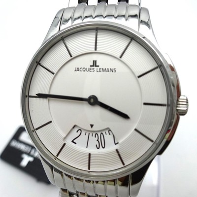 Jacques Lemans Analog Quartz Men 02410-1 Jack Leman Watch Kevin Costner Ambassad