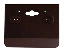 Cordovan Shade 100 Earring Jewelry Display Hanging Cards Showcase (2.5" x 2")